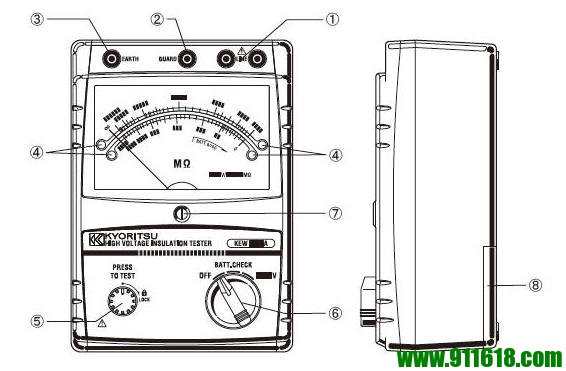 Kyoritsu 3123A高压兆欧表/KEW 3123A兆欧表